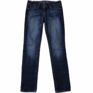 American Eagle Skinny Blue Jeans, Size 4 Short
